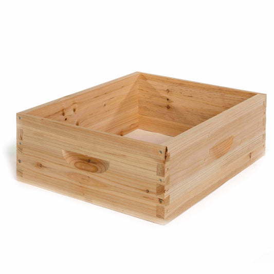 Langstroth deep brood box made from premium pine for beekeeping hive setup