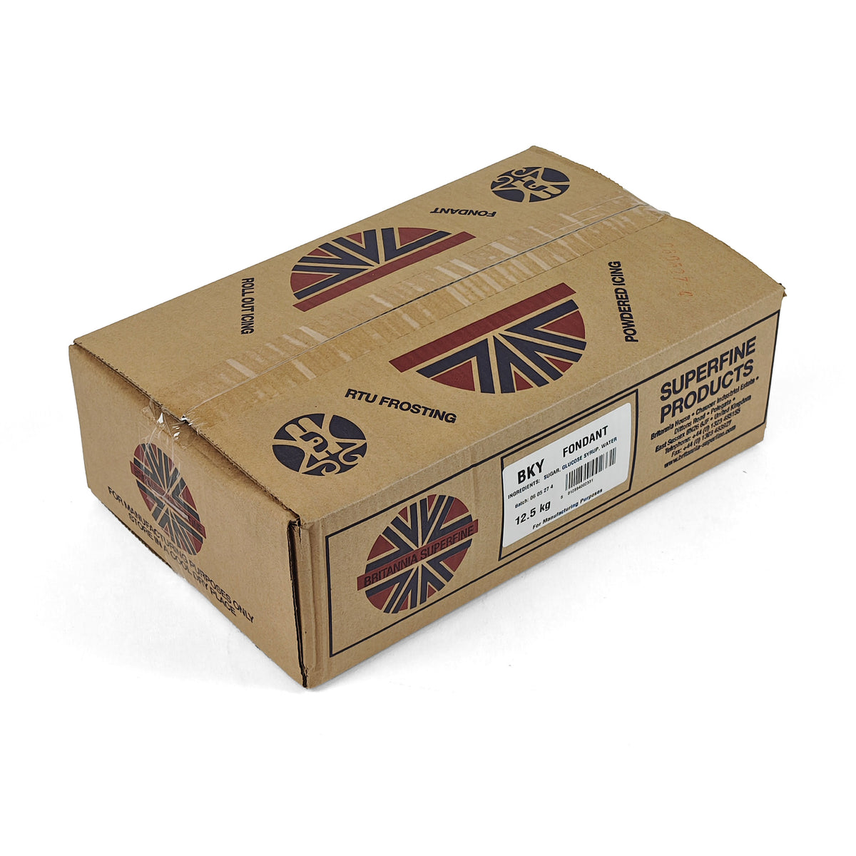 12.5kg bee fondant block in its cardboard box